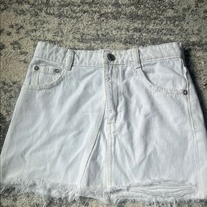 Zara White Mini Skirt